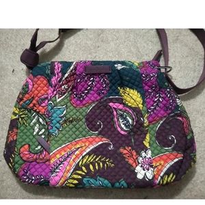 New Vera Bradley Hadley Shoulder Bag Crossbody In Retired Autumn Leaves